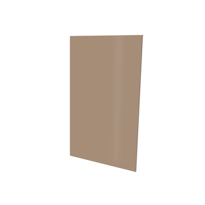 Vistelle 2070 x 1250 x 4mm Tawny High Gloss Acrylic Bathroom Panel