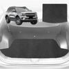 6D Diamond Car Boot Mat for Ford Everest UA 2022-Current-(3rd Row folded/5 seater)-Cargo Mat-Black-Outback GT