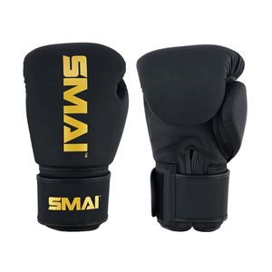 SMAI Gold Series Boxing Glove - Black/Gold - 10oz