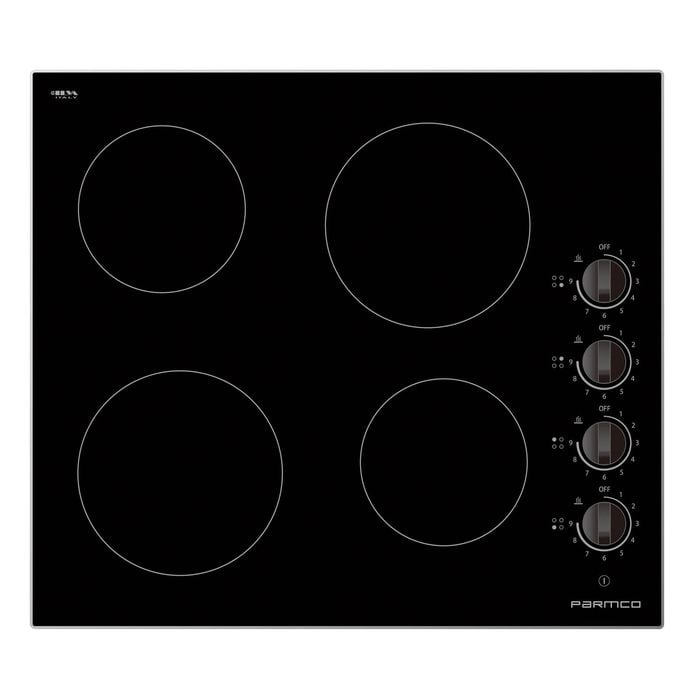 Parmco 600m Ceramic Aluminium Frame 4 Element Cooktop I Series 1