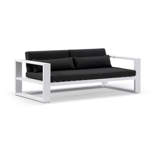 Santorini 2 Seater Outdoor Aluminium Lounge