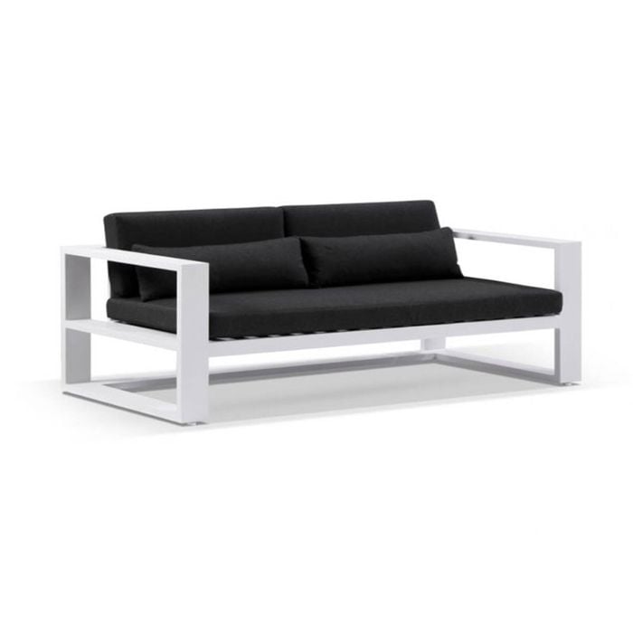 Santorini 2 Seater Outdoor Aluminium Lounge