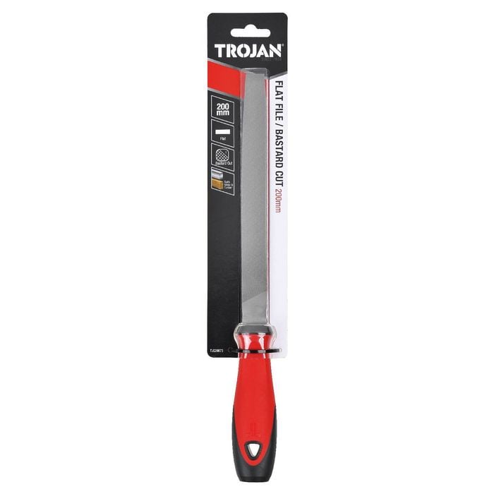 Trojan 200mm Bastard Cut Flat File