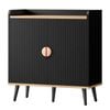 ALFORDSON Buffet Sideboard Cupboard Cabinet Storage Black Kitchen Hallway Doors