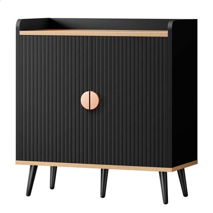 ALFORDSON Buffet Sideboard Cupboard Cabinet Storage Black Kitchen Hallway Doors