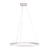 Oriel Lighting Nebula Modern Tricolour LED Halo Pendant Light White 60cm