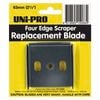 UNi-PRO 63mm Carbon Steel Four Edge Scraper Replacement Blade