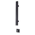 Gainsborough 450mm Matt Black G4 Series Square Pull Handle Entrance Set