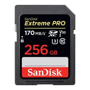 SanDisk Extreme Pro SDxC 256GB SD Card [SDSDXXY-256G-GN4IN]