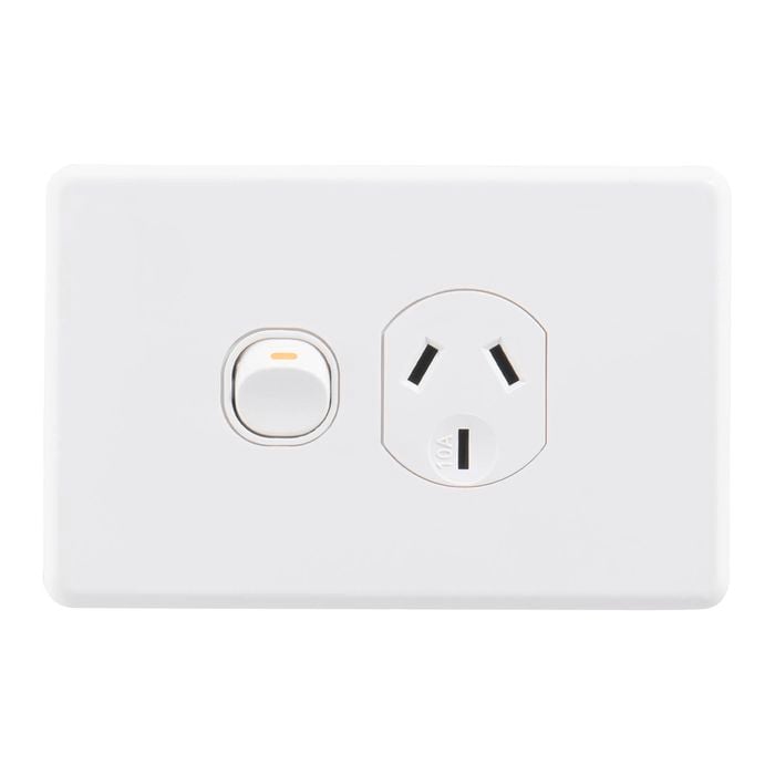 DETA X6 Matte White Single Power Point