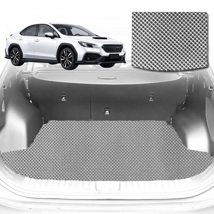 6D Diamond Car Boot Mat for Subaru WRX Manual2022-Current-Sedan-Cargo Mat-Grey-Outback GT
