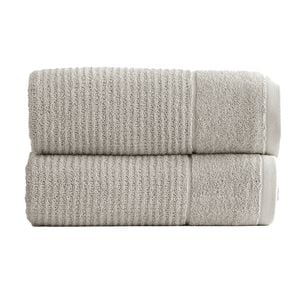 2pc Renee Taylor Cambridge Textured Bath Sheet Towel Pumice Stone