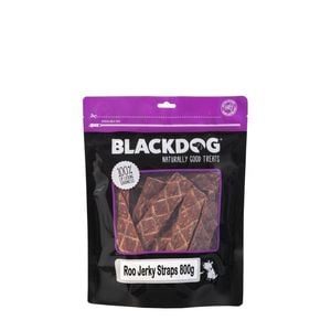 Blackdog Roo Jerky Straps Natural Dog Chew Treats 800g