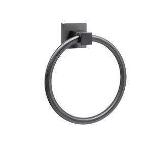 Barelli Piazza Towel Ring Gun Metal