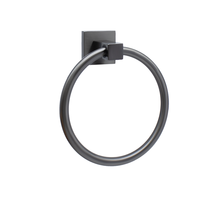 Barelli Piazza Towel Ring Gun Metal