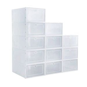 Ufurniture 15PCS Plastic Shoe Storage Boxes