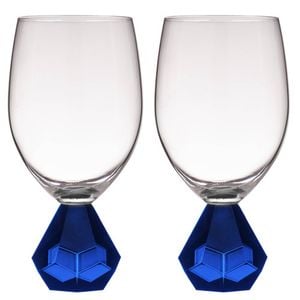 2PK Zhara 350ml Wine Glass/Water Drinkware Cup - Sapphire