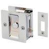 Gainsborough Bright Chrome Rectangular Privacy Sliding Cavity Door Set