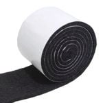 Felt Gard 1m Black Adhesive Felt Roll