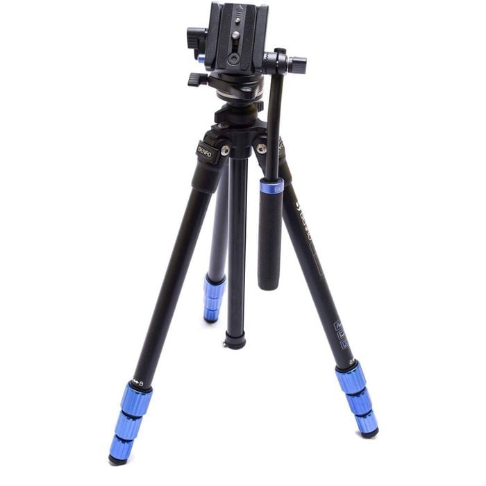 Benro Travel Slim Video, Alum, Twist Lock, S2CSH Head, 2.5kg PL