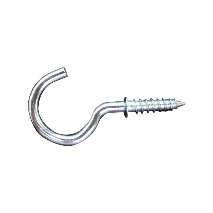Everhang 14mm Zinc Cup Hooks - 100 Pack