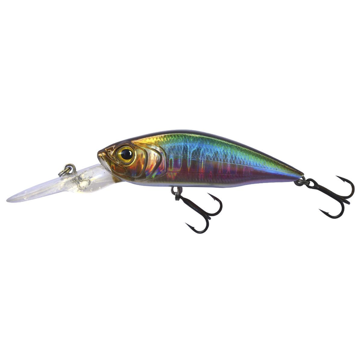 Profishent Wren 60SP Minnow Hard Body Fishing Lure Brown Blue Purple Silver