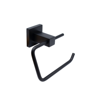 Barelli Piazza Matte Black Toilet Roll Holder
