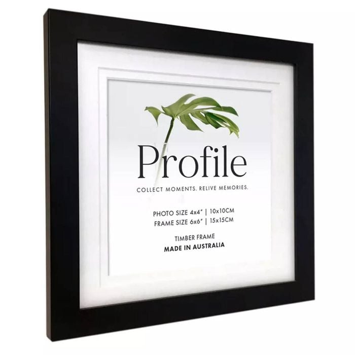 Profile - Elegant Deluxe 5x5/8x8" Photo Frame - Black