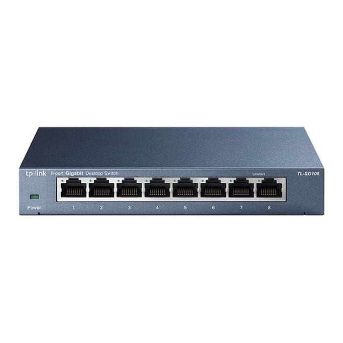 Tp-link Tl-sg108 8-port Gigabit Desktop Switch - Metal Housing