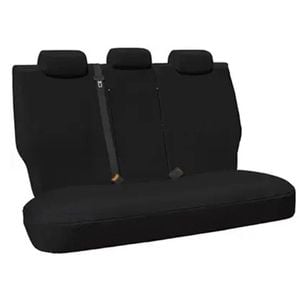 Hulk Toyota Hilux 2006-2015 Rear Canvas Vehicle Seat Covers Black