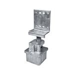 Ezipier 90mm L Shape Adjustable Steel Pier Head 