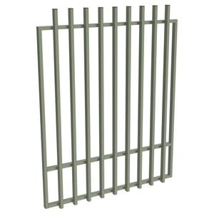 ProtectorAl 800 - 1200 x 1500mm Pale Eucalypt Aluminium Batten Pool Gate
