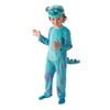 Sully Deluxe Halloween Costume for Kids Furry Jumpsuit with Tail and Headpiece Monster, Small
