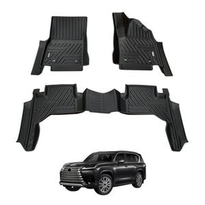 AUSGO Car Floor Mats for LEXUS LX Series LX500d LX600 2021-Onwards All-Weather Floor Liners