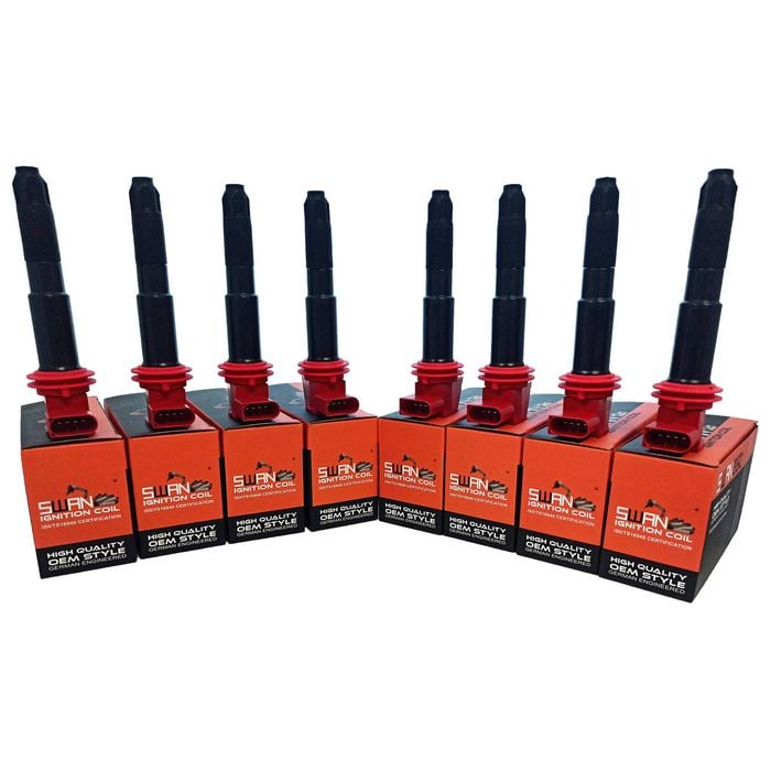 8-Pack Swan Ignition Coil for Porsche Cayenne GTS Turbo Panamera (4.8L)