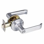 Schlage Satin Chrome Plated Regent Series Leonardo Privacy Lever