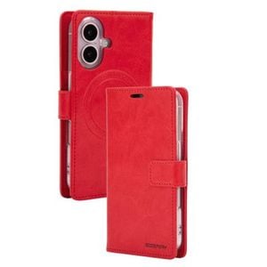 Goospery Bluemoon Diary for iPhone 16 Plus - Red, With Magsafe