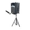 E-lektron EL25-MUS UHF 10" Portable PA Speaker with Microphone and Stand
