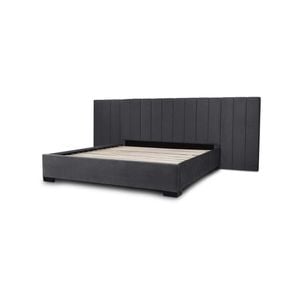 Hotshoppa Extended Mayfair Charcoal Velvet Bed Frame King