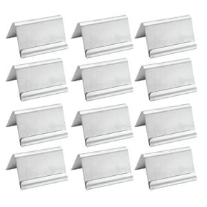 Trenton A-frame Stainless Steel Buffet Card Holder 60mm - Set Of 12