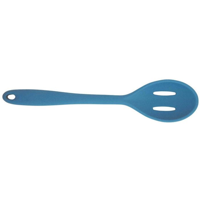 Avanti 28cm Silicone Slotted Spoon Kitchen Food Stirring Cooking Utensil Blue