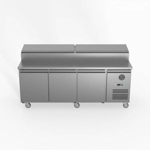 Fed-x S/s Three Door Sandwich Counter  - Salad Bar Fridges (xss8c20s3v)