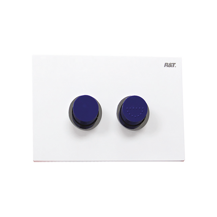 Johnson Suisse Econoflush Air 245mm x 165mm Chrome Raised Flush Button