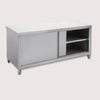 Modular Systems Quality Grade 304 S/S Pass Though Cabinet ( Double Sided) - 1800mm W x 700mm D x 900mm H