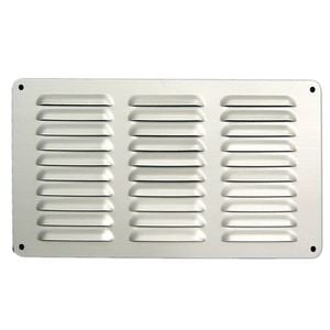 Haron 300 x 150mm Silver Aluminium Pressed Wall Vent