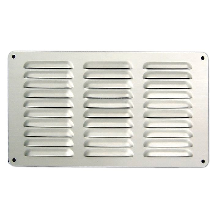 Haron 300 x 150mm Silver Aluminium Pressed Wall Vent