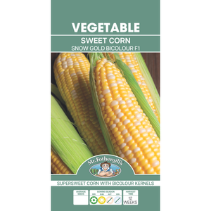 Mr Fothergill's Sweet Corn Snow Gold Bicolour Seeds