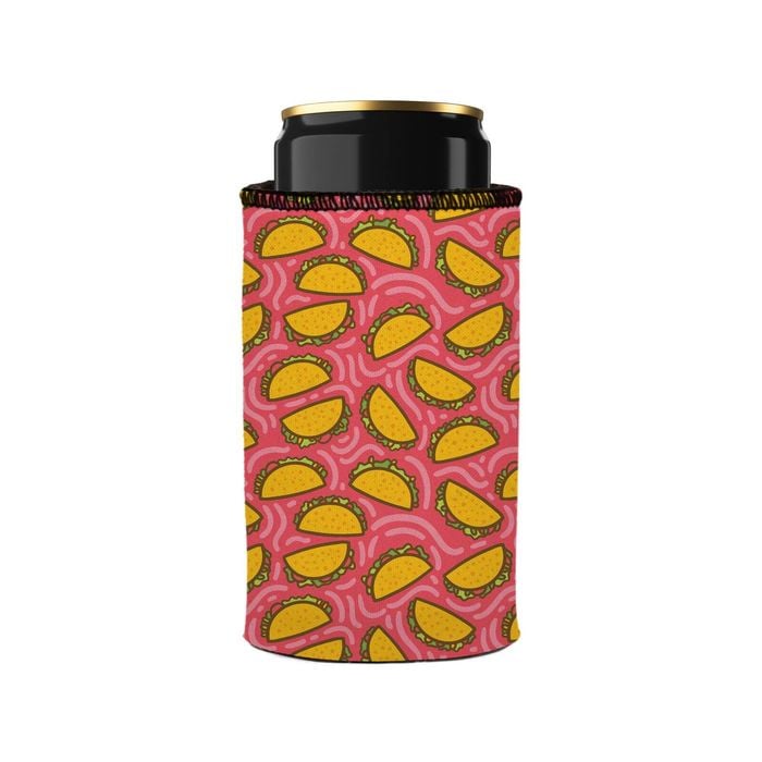 Stubbyz Raining Tacos Stubby Cooler Slim