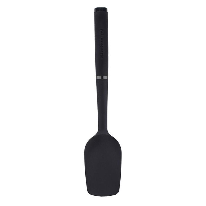KitchenAid Nylon Soft Touch 30cm Spatula Cooking Utensil Heat Resistant Black