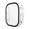 For Apple Watch Ultra 1 & 2 49MM PC Full Cover Case Tempered Screen Protector - Clear